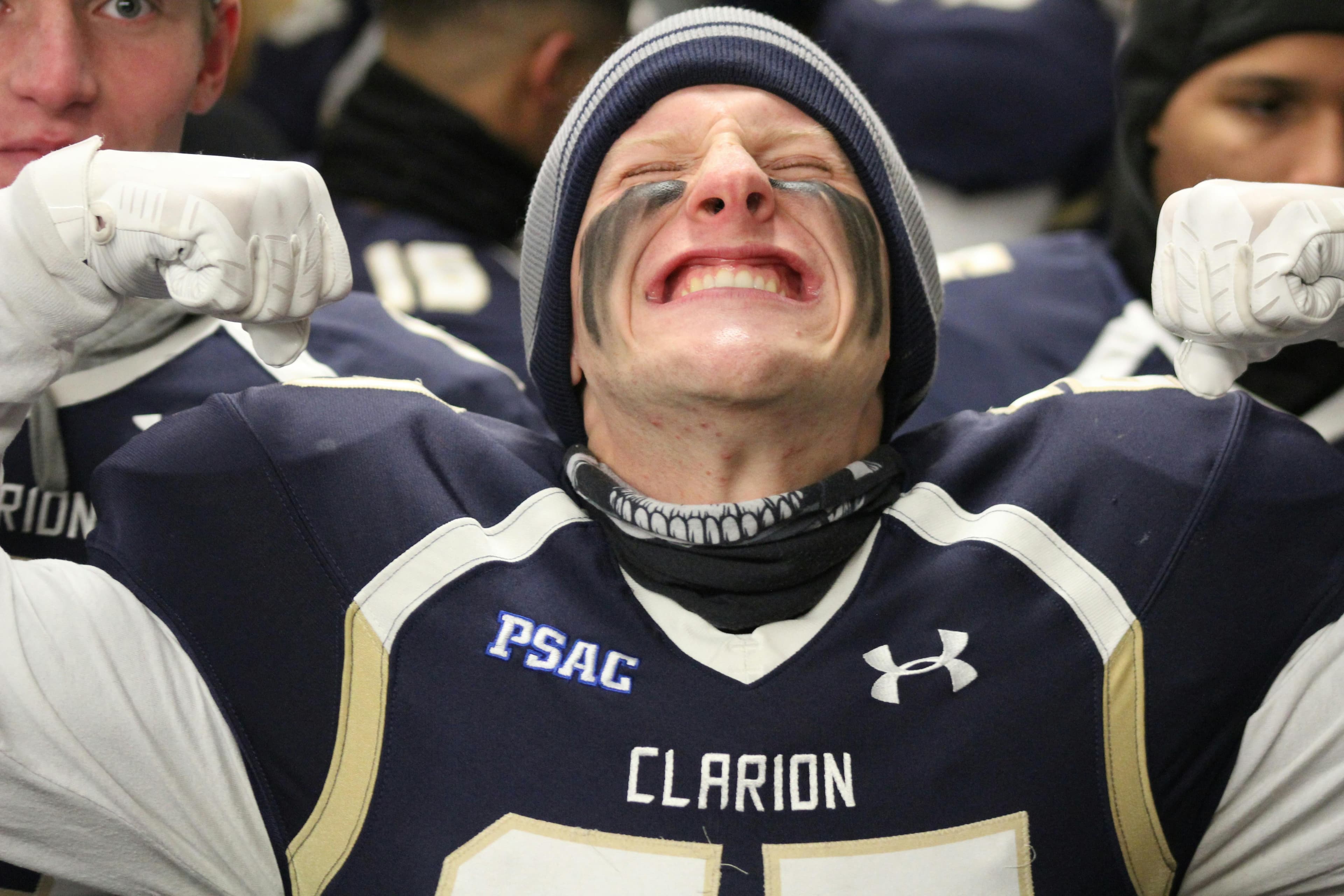 Football Player Victory Roar